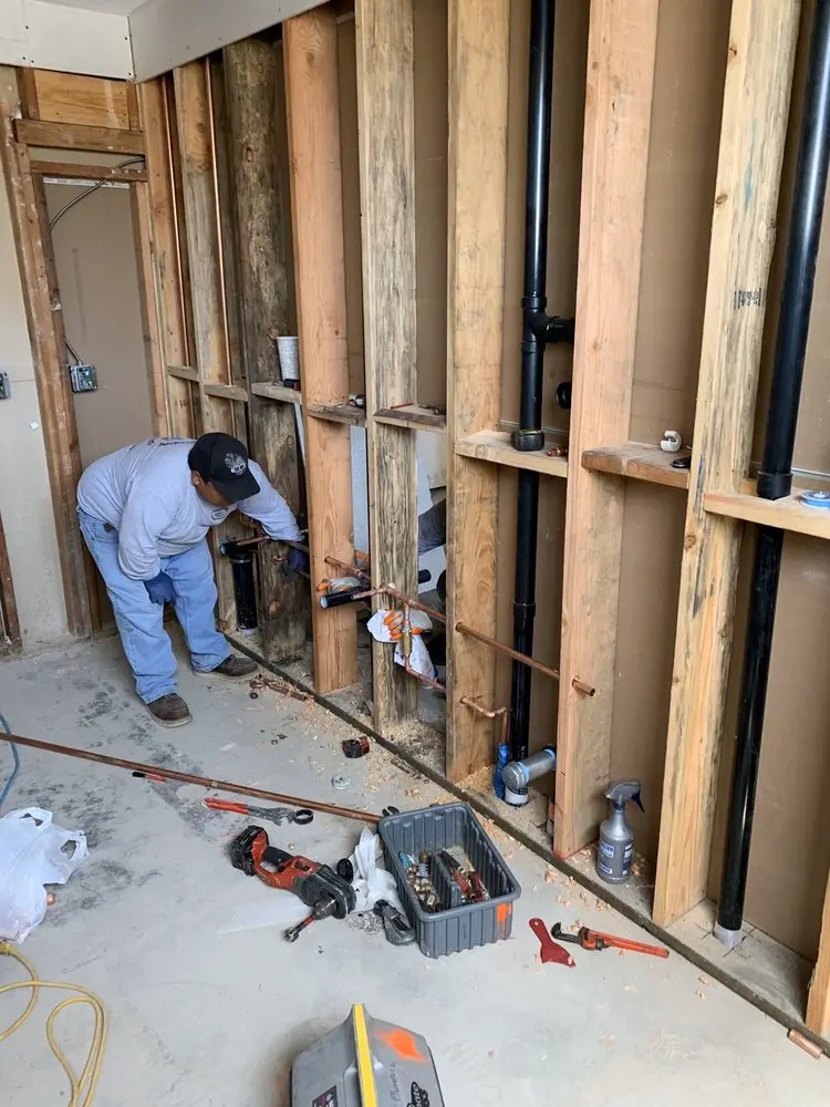 Commercial rough-in plumbing for Water Heater Replacement in Healdsburg